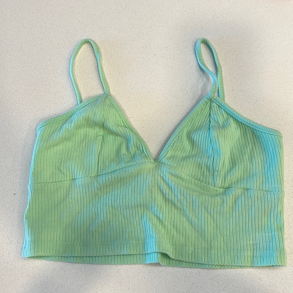 Emma and Sam Light Green Tank top